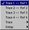 Oscilloscope Mode Oscilloscope Mode (cont'd) The "Memory" Menu Trace 1 Ref. 1 Trace 2 Ref. 2 Trace 3 Ref. 3 Trace 4 Ref.