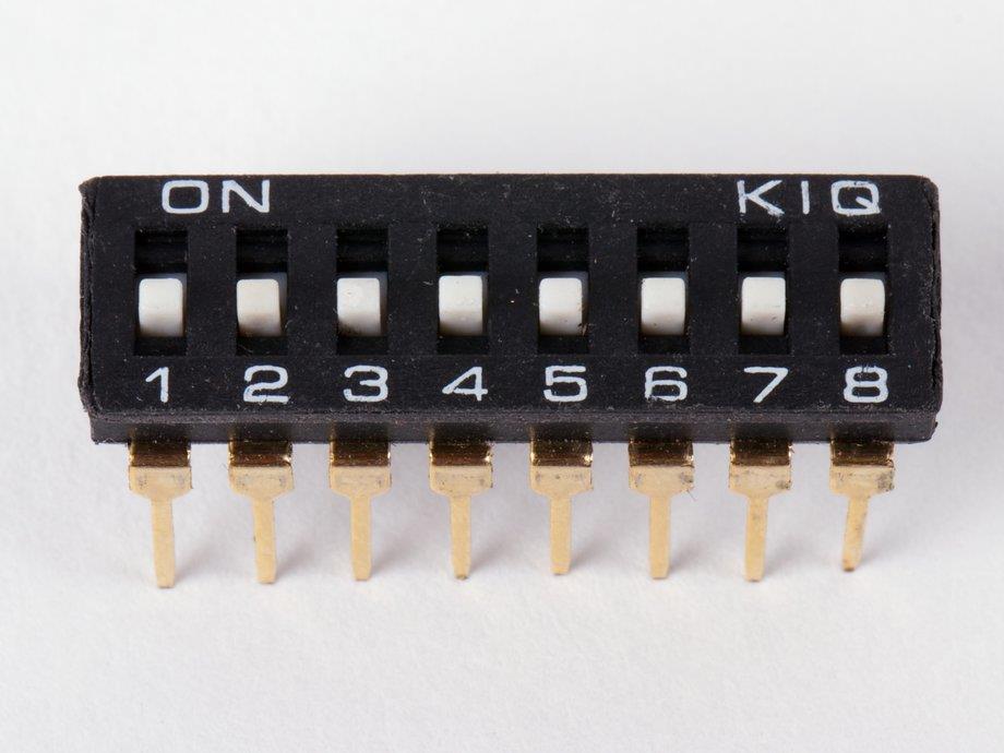 Exercise 4.4. Test an adder on a breadboard. The integrated circuit 74HC283 contains a 4-bit adder like the one on figure 4.7. You can use a DIP switch with at least 8 bits for the inputs.