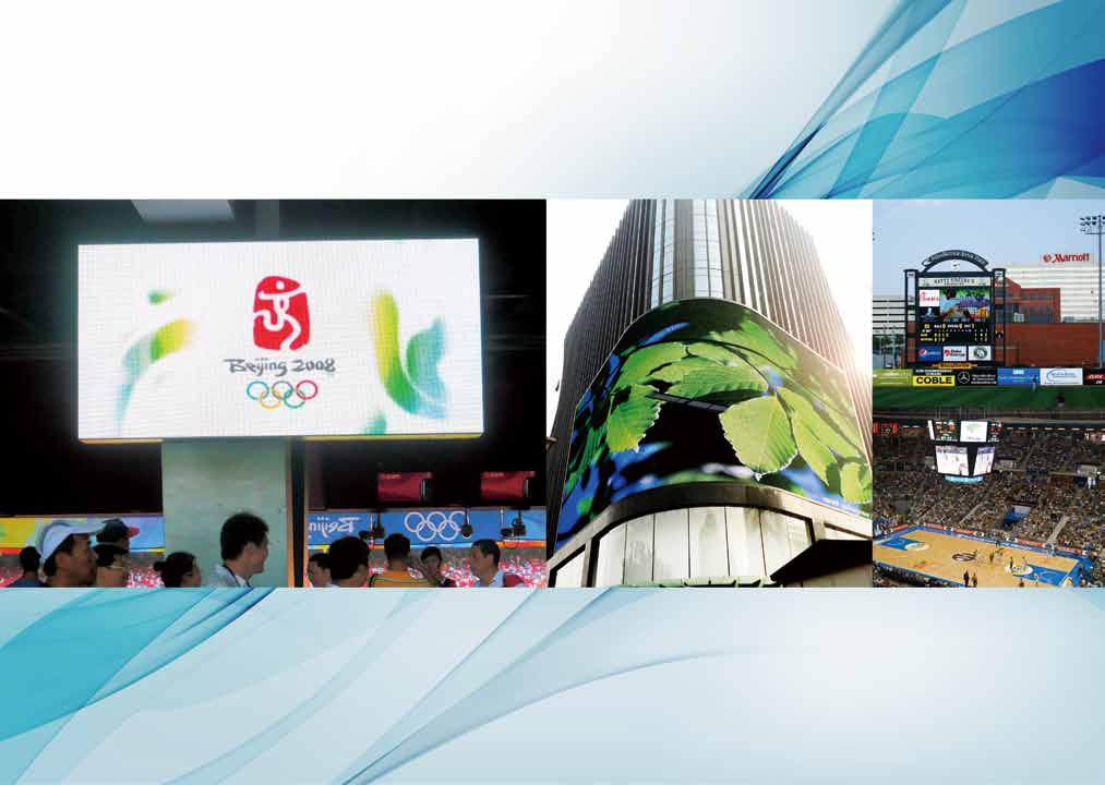 LED DISPLAY PRODUCT CATALOGUE2012 ADVERTISING SPORTS EVENTS & ENTERTAINMENT FIXED INSTALLATION