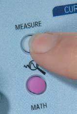 Access the measure menu from the front panel. 2. Select your measurement (and source, as necessary). 3.