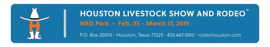 REQUEST FOR QUOTE: AUDIO/VISUAL FOR WINE AUCTION & DINNER Quote: #19-206 RFQ Released: October 3, 2018 Deadline for Quotes: Wednesday, October 31, 2018 by 2:00 PM The Houston Livestock Show and Rodeo