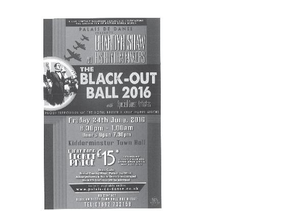 uk Friday 24th Palais De Danse presents Brandyn Shaw and his Rhythm Makers The Black Out Ball - A live Vintage Ballroom Experience Celebrating