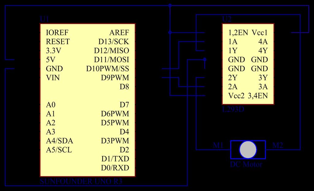 The schematic diagram Step 2: Program (Please refer to the example code