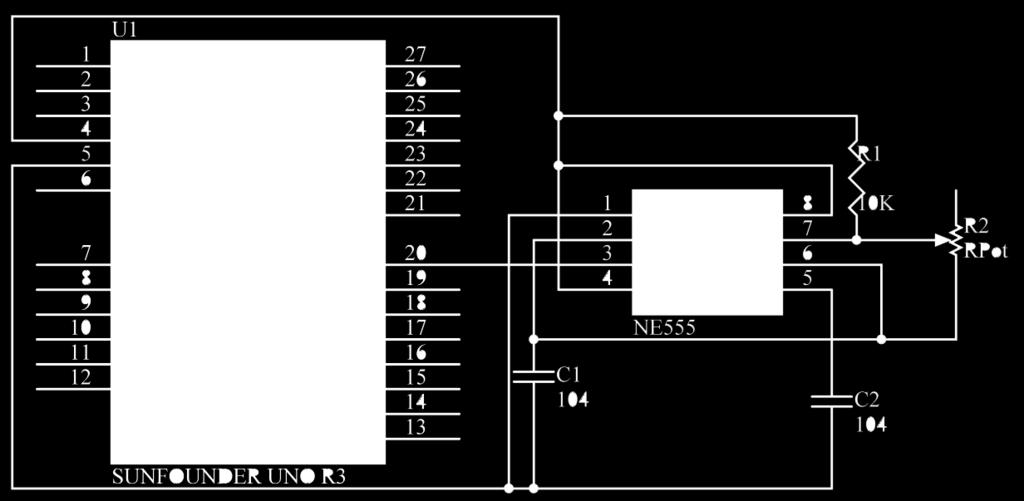 The schematic diagram Step 2: Program (Please refer to the example code in LEARN -> Get Tutorials on our website) Step 3: Compile the