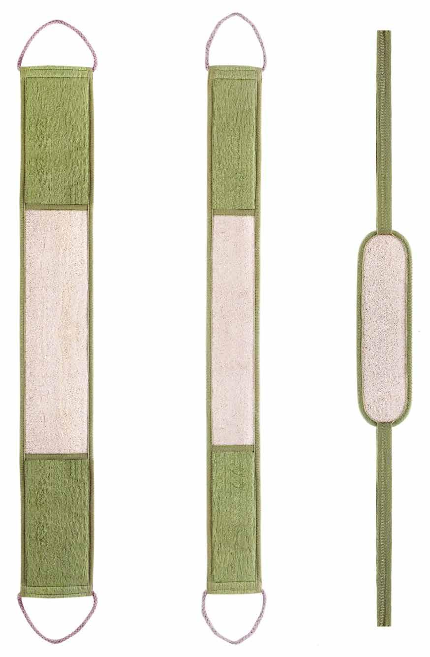 Follow us @raepak Bath Products 29 Bamboo cloth loofah back strap LFS-022-20 40x 12x85cm Bamboo cloth