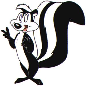If you are PEPE LE PEW: You are a romantic. You love hearts and flowers and dreaming.