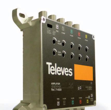 Multiswitches The new range of Televes Multiswitches can be configured as stand-alone or cascade by means of external switch.