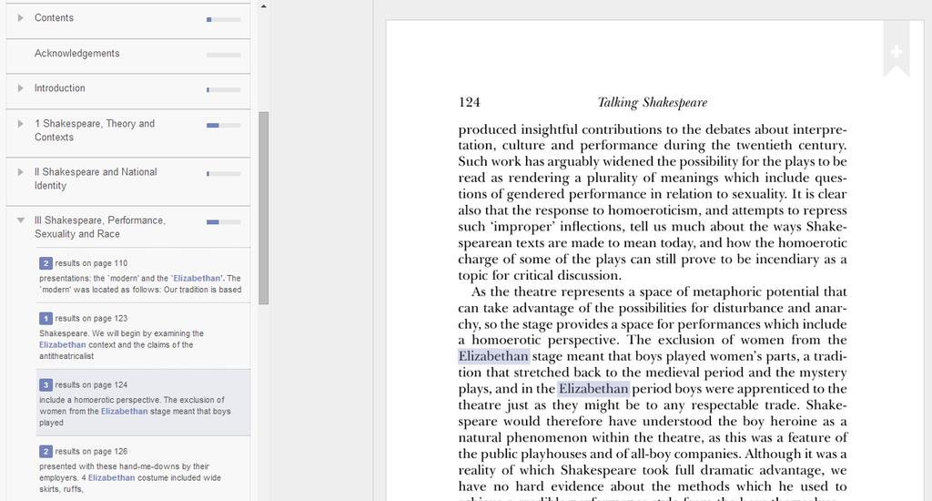 12. With EBSCO ebooks, click the magnifying glass icon in the upper right column, and