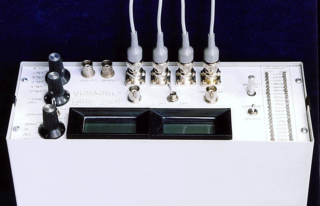 Figure 2) The four BNC connectors mounted at 22mm centres, provide true four terminal measurements, isolating the test current from the voltage being measured.