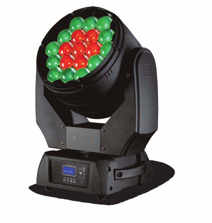 ALL IN 1 FIXTURE 258 - Powerful RGBW LED based beam moving head with wash zoom aperture - Effect engine for individual led ring control - Designed for medium/long distance installation - As bright as