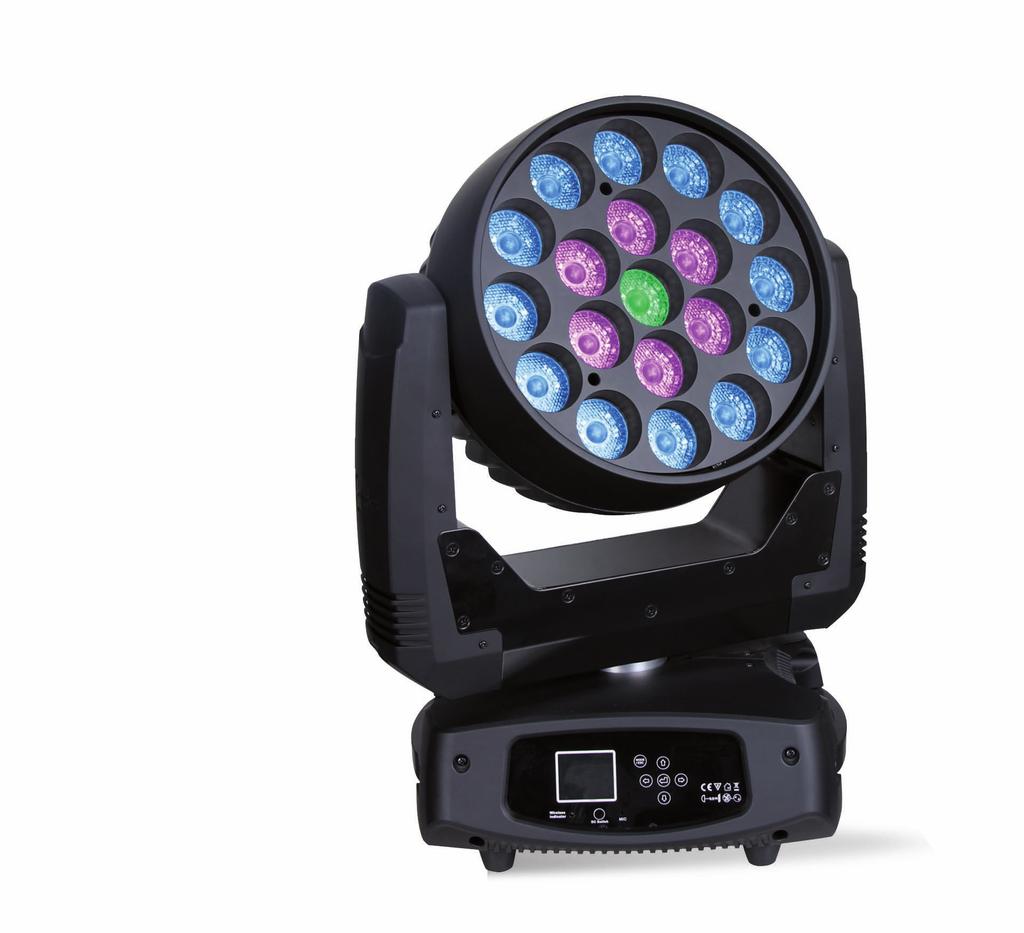 rs ALL IN 1 FIXTURE 312 494 - Powerful RGBW LED based wash zoom moving head - Effect engine for individual led ring control - Designed for medium/long distance installation - As bright as majority of