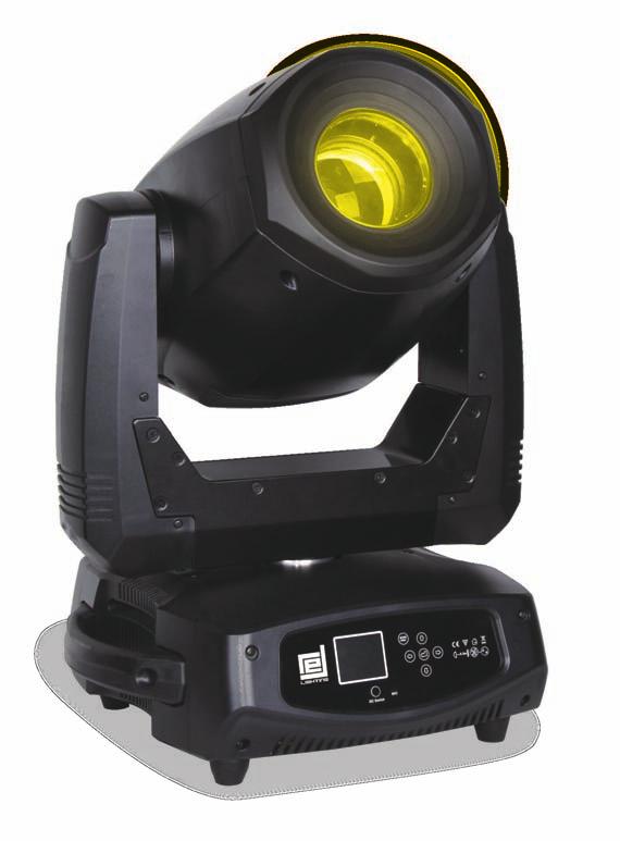 - Motorized focus Frost - 0-100% Iris - Motorized Linear Iris 5%-100% Strobe/Black-out/Dimmer - Strobe: variable, random, pulse effects - Movement and wheel changing with black-out - Dimmer: 0-100%