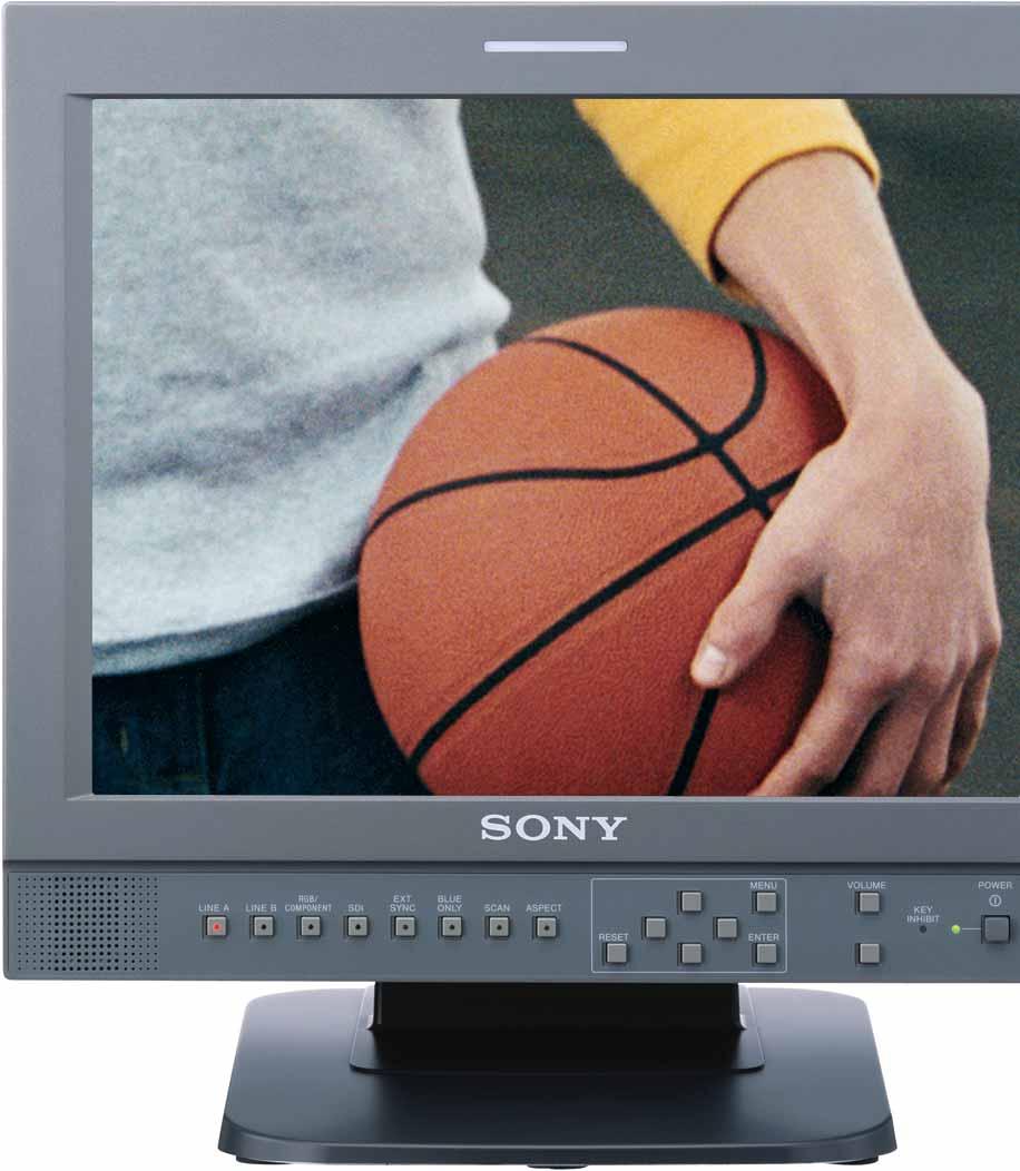 Images on monitors are simulated. Sony and LUMA are trademarks of Sony Corporation.