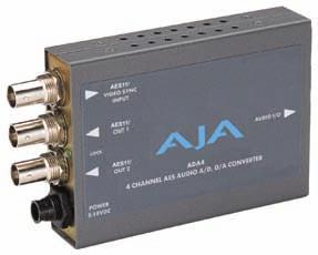 Adjustable Audio Levels Sample Rate Conversion Between 96KHz and 48KHz Dipswitch configuration 5-18VDC Power TThe ADA4 is a 4 channel converter which can be configured as a 4 channel A/D, a 4 channel