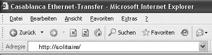 4 Ethernet Transfer on the PC Now, on your PC, start the Internet Explorer browser (at least version
