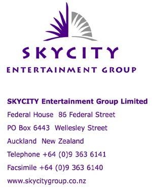 13 May 2013 Listed Company Relations NZX Limited Level 2, NZX Centre 11 Cable Street WELLINGTON RE: SKYCITY signs Heads of Agreement with the New Zealand Government to design, build and operate the