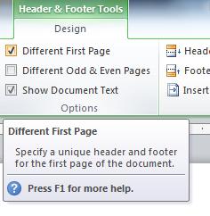 APA Title Page Example The title page has a different header than the rest of the paper. Here are the steps to create the headers: 1. Double click the top of the page.