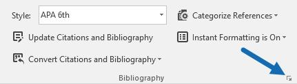 It will also let you make other changes to the layout of your bibliography, such as adding a heading above the bibliography or changing the line spacing.