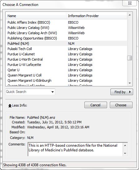 Examples include library catalogs, Web of Knowledge and PubMed. This is the only way to download citations from the MSU Library catalog.