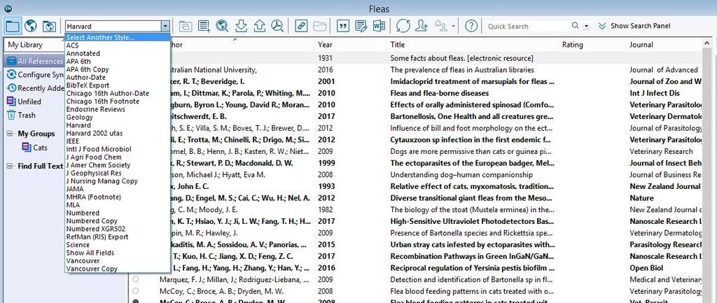 6. Citing References and Creating Bibliographies Using Microsoft Word EndNote will automatically create in-text references or footnotes and bibliography entries in a word processed document according