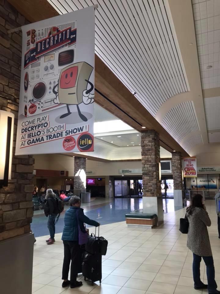 2 AIRPORT $1,500 Have your company on display for all to see near baggage claim at the Reno-Tahoe International Airport Side-mounted banners Five total banners available Double-sided banner Located