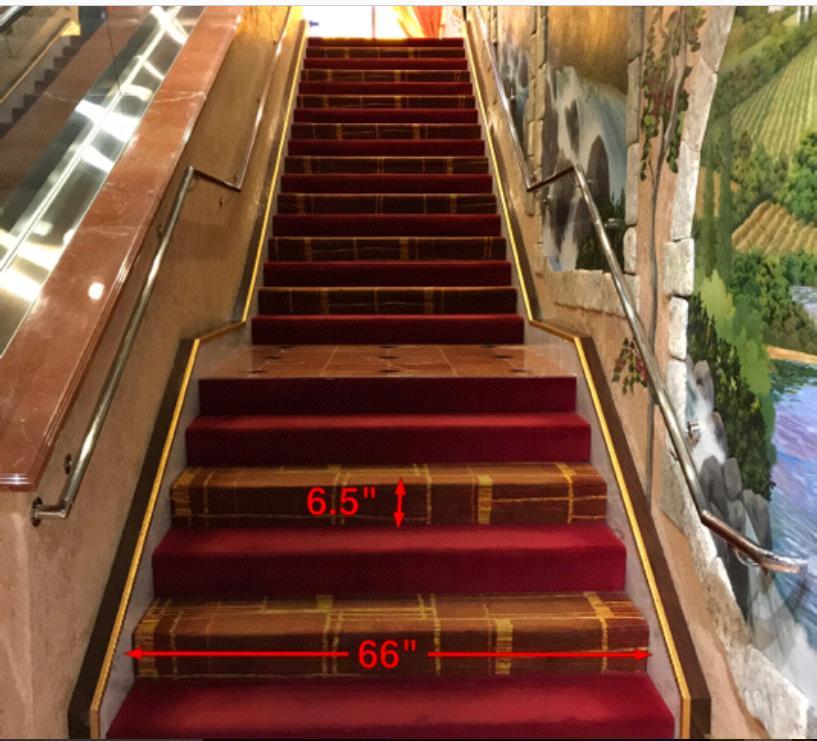 6 STAIRS $1,200 Be one of the first logos attendees see as they enter the Peppermill Main staircase of the