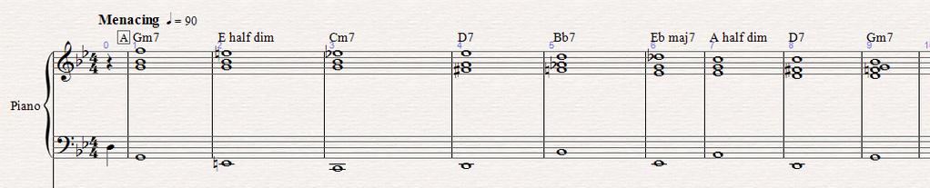 I ve figured out a chord progression which I like and suits the feel I m going for.