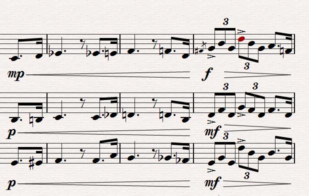 21 st May, 2014 Dynamics and Expressive Techniques I ve tidied up the appearance of the score so it looks a bit neater.