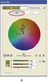 Live Color overview You use the Live Color dialog box to create and edit color groups, as well as reassign or reduce the colors in your artwork.