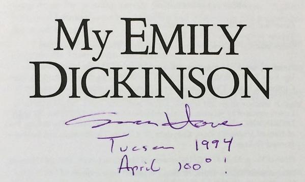 . $150 First edition, paperback issue, of poet Susan Howe's groundbreaking critical exploration of Emily Dickinson: part invocation, part scholarship, part commonplace book.