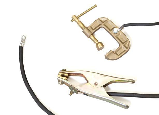 System accessories Work cables Three grounding connection styles. 15,2 m (50') and 22,8 m (75') lengths available.