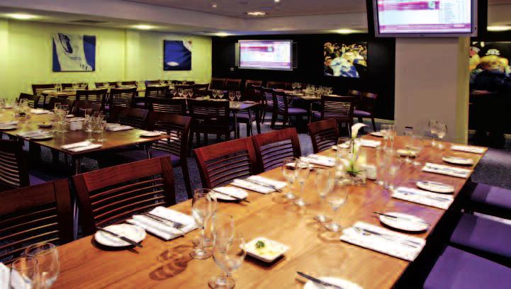 This modern, vibrant suite is a popular venue for social events and medium-sized functions.