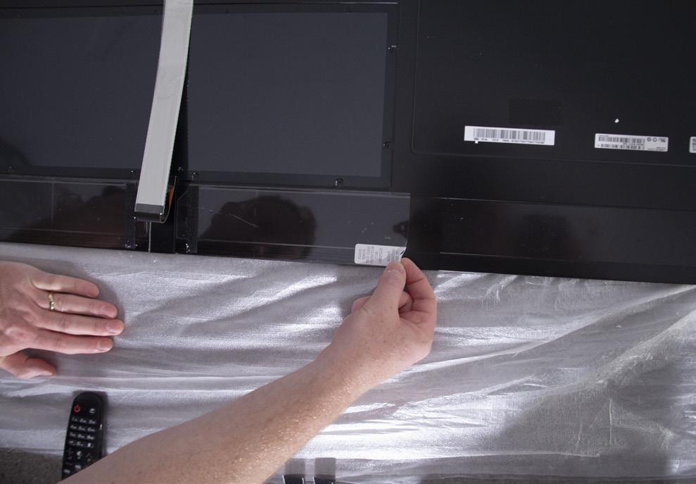 Take out your OLED Screen from the box and gently place it on a sheet