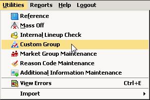 INPUT LINEUP TOOLS CUSTOM STATION GROUP Custom Station Groups can be used to help populate your program lineups.