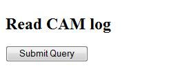 Figure 37 - CAM Log Interface Under normal circumstances, an authorized card will produce a very short CAM log file w i t h 0 0 0 : C A R D _ IN S E R T E