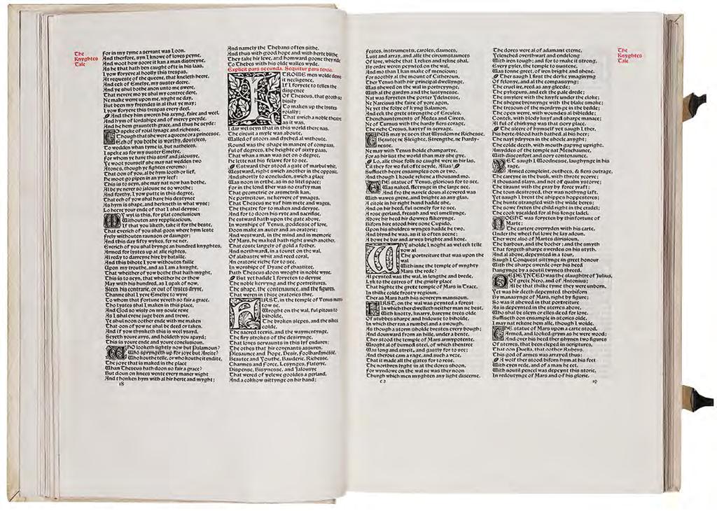 William Morris, pages 18 and 19 from The Works of Geoffrey Chaucer, 1896.