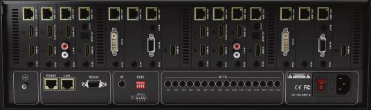 1080p@60Hz/36bit video, multichannel audio, bidirectional control up to 70m/230ft Power Over HDBaseT remotely