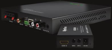 1 Audio Amplifier Kit WyreStorm HDMI Over SDI Cascading Receiver & Transmitter with 2-Way IR, RS232 (50m/164ft) Award winning HDMI extender and audio amplifier combo capable of