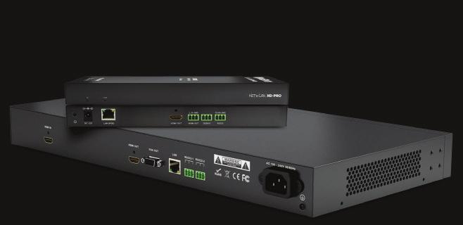 Unlike JPEG2000, NHD-PRO uses low latency and super-efficient bandwidth management to transmit single source HDMI to H.