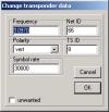 5.f Transponder functions If you select a transponder only the channels that belong to this transponder are shown.