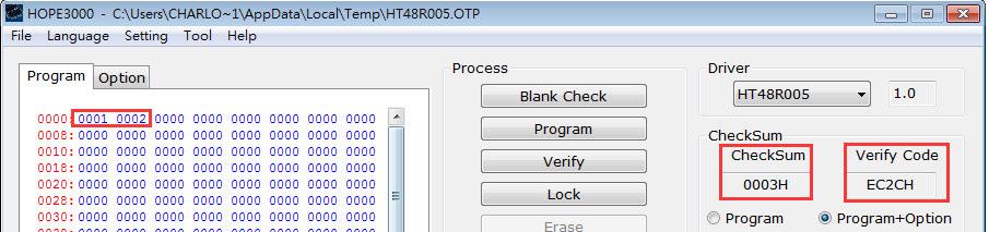 Holtek e-writerpro Q&A 2015-04-03 Sky 1.01 4/7 Fig.8 2. Q The original ICP can program successfully using the e-writer Plus but cannot program with the e-writerpro.