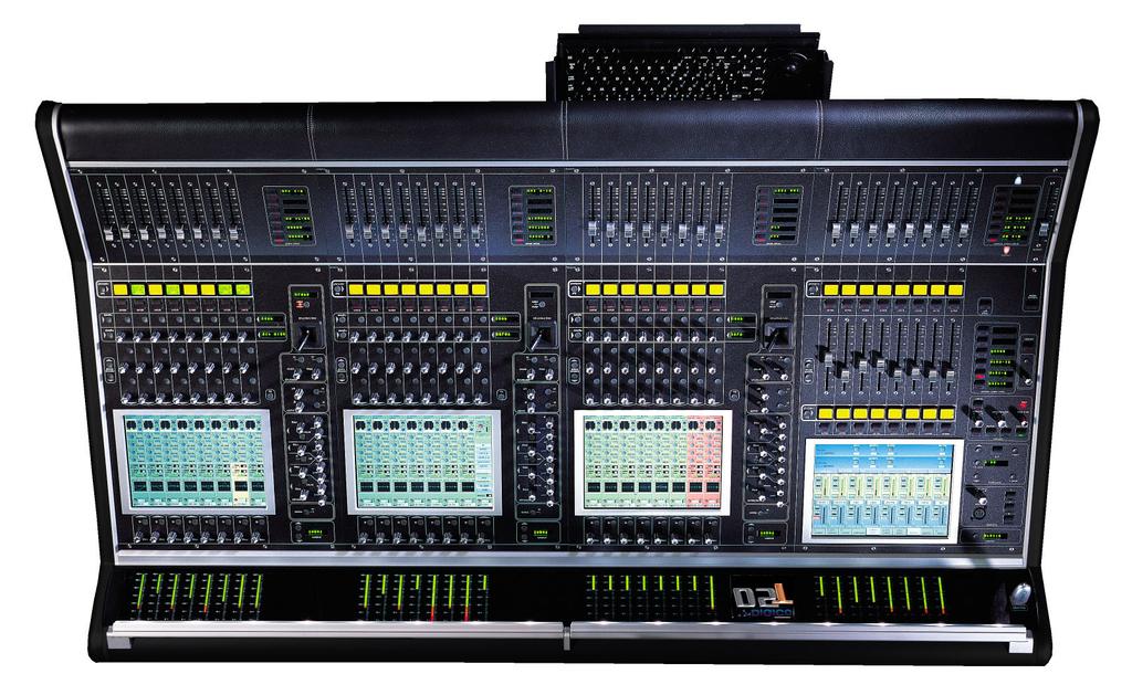 1.1 The Console Chapter 1 The Digico D5T consists of a worksurface, and up to 4 Input/Output Rack Units.