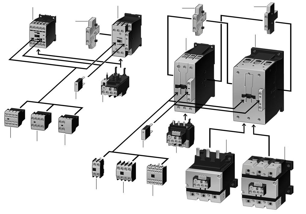 . IEC Contactors and Starters Product Identification XTCE007B to XTCE70G (7 to 70A) Contactors 4 4 4 2 3 4 4 4 2 3 3 3 4 4 4 Notes Contactor up to 70A AC-3 (see Page V5-T-39) AC: 2 600V, 50, 60,