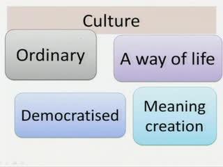 (Refer Slide Time: 56:54) Then, how is culture defined in Cultural Studies?