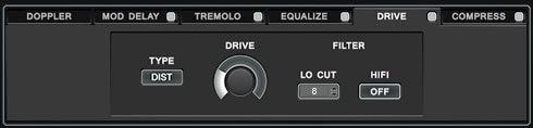 gain. 4.6 Drive You can select between drive and saturation mode.