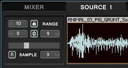You can switch between the two modes for the Source and Impact sampler independently.