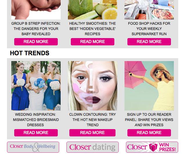 celebrity, real life and style fix wherever they are. Closeronline.co.