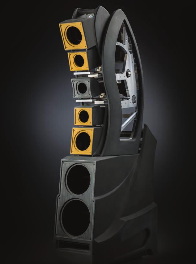 Most loudspeaker designers typically focus on a single material, whether it is some pet grade of aluminum or the latest trend in carbon fiber.