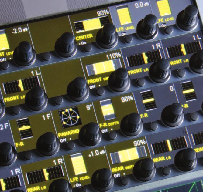 The main goal is that he can adjust the most important parameters directly via touch on the Vistonics screen without the need to spill single mono or stereo channels to additional faders, where other
