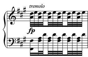 208), introducing a codetta utilizing the devil s tremolo but now containing a rather triumphant neighboring D major 6/3 leading to a